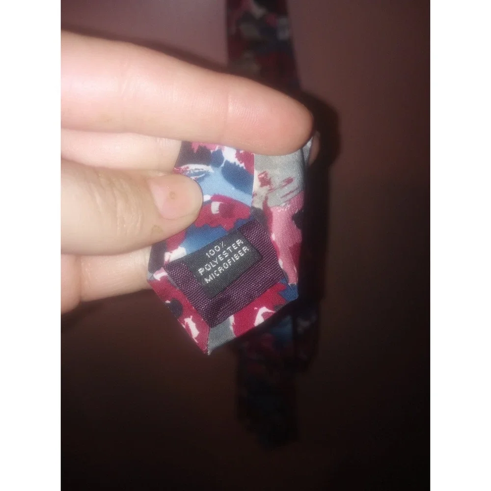 London Fog Vintage‎ Neck Toe Abstract Polyester 57L Multicolor